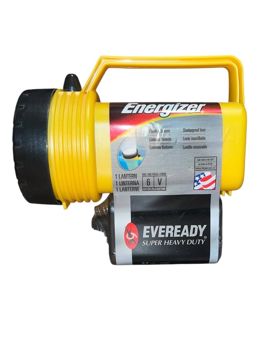 VTG 2002 Energizer Eveready Super Heavy Duty Lantern Flashlight NWT NOS